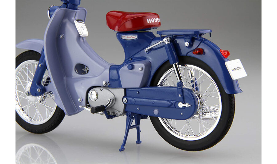 1:12 Scale Fujimi Honda Super Cub C100 '58 Bike Model Kit - Image 7