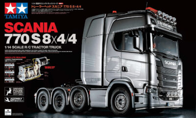 1:14 Scale Tamiya Scania 8X4/4 Radio Control Kit