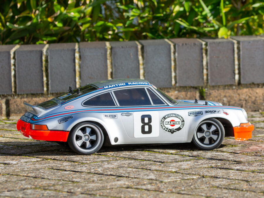 1:10 Scale Tamiya Porsche 911 Carrera RSR Martini (TT-02) Radio Control Kit - Image 12