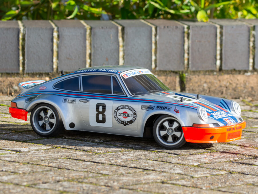 1:10 Scale Tamiya Porsche 911 Carrera RSR Martini (TT-02) Radio Control Kit - Image 13