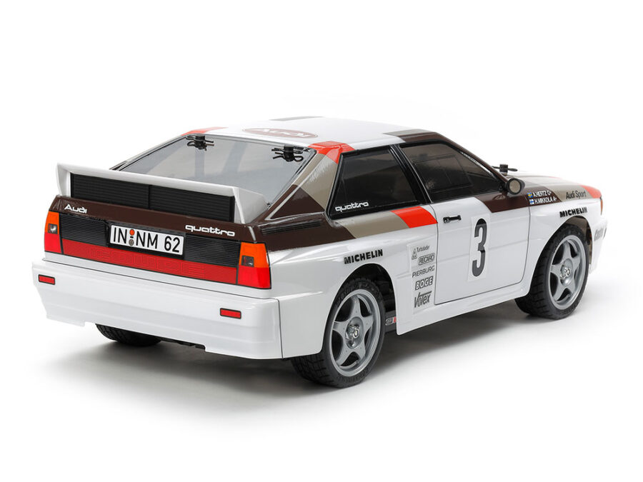 1:10 Scale Tamiya Audi Quattro Rally A2 (TT-02) Radio Control Kit - Image 3
