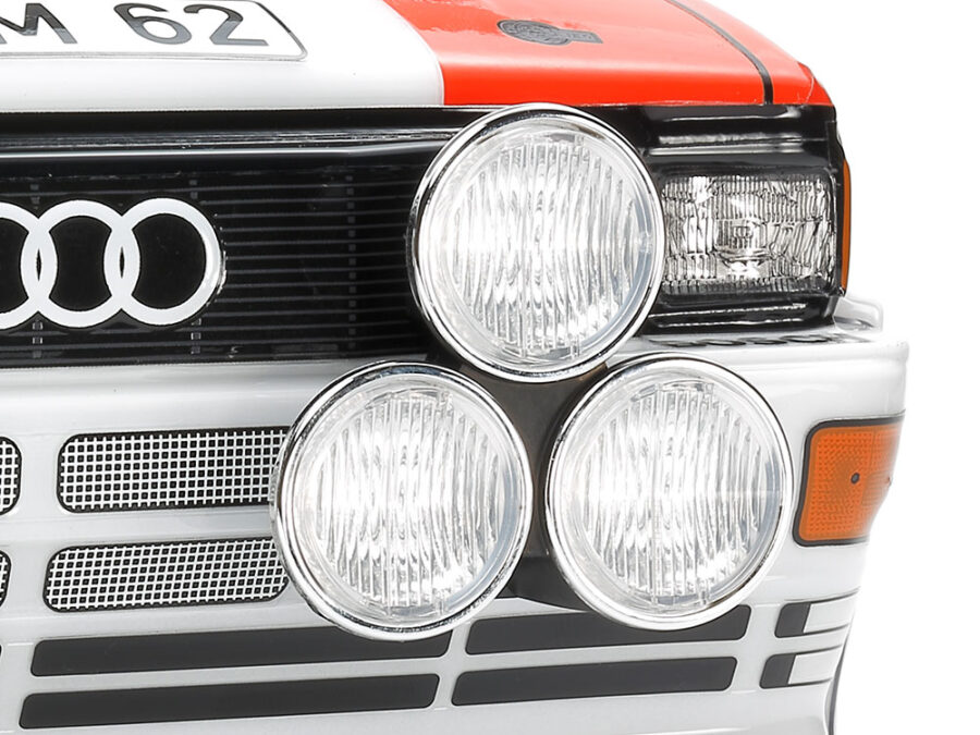 1:10 Scale Tamiya Audi Quattro Rally A2 (TT-02) Radio Control Kit - Image 5