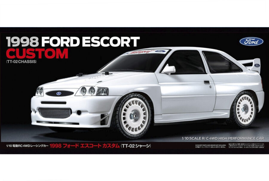 1:10 Scale Tamiya Ford Escort Cosworth 1998 (TT-02) Radio Control Kit