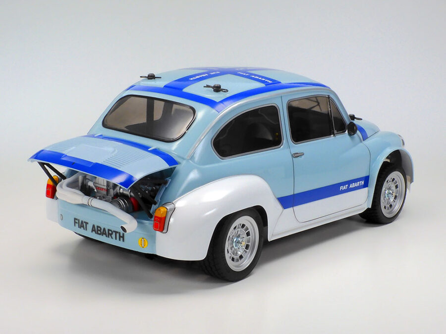 1:10 Scale Tamiya Fiat Abarth 1000 TCR Berlina Corse (MB-01) Radio Control Kit - Image 3
