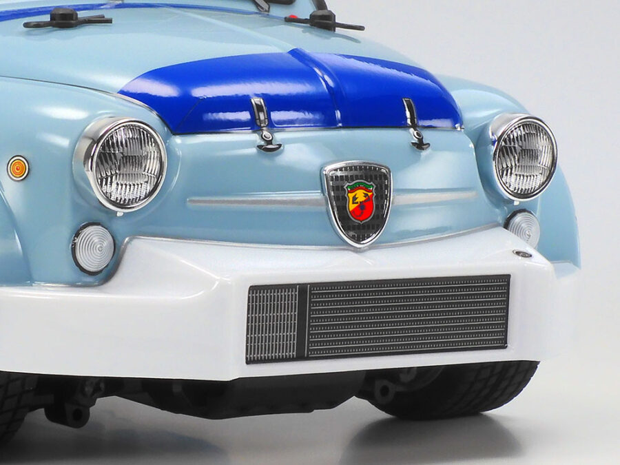 1:10 Scale Tamiya Fiat Abarth 1000 TCR Berlina Corse (MB-01) Radio Control Kit - Image 4