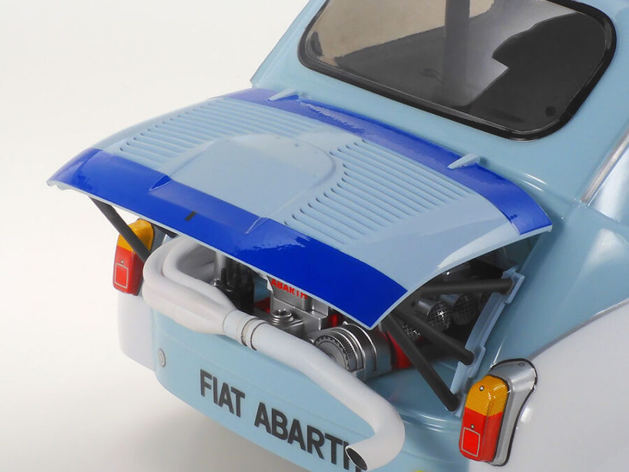 1:10 Scale Tamiya Fiat Abarth 1000 TCR Berlina Corse (MB-01) Radio Control Kit - Image 6