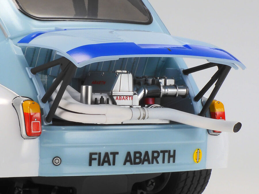 1:10 Scale Tamiya Fiat Abarth 1000 TCR Berlina Corse (MB-01) Radio Control Kit - Image 7