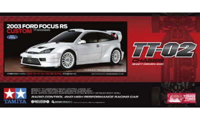1:10 Scale Tamiya Ford Focus RS  2003 Custom (TT-02) Radio Control Kit