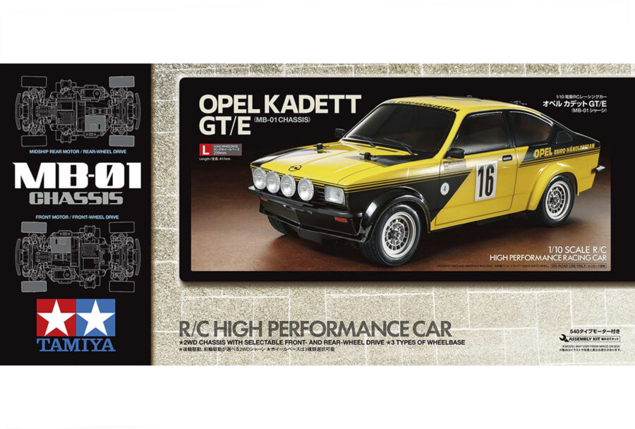 1:10 Scale Tamiya Opel Kadett GT/E (MB-01) Radio Control Kit
