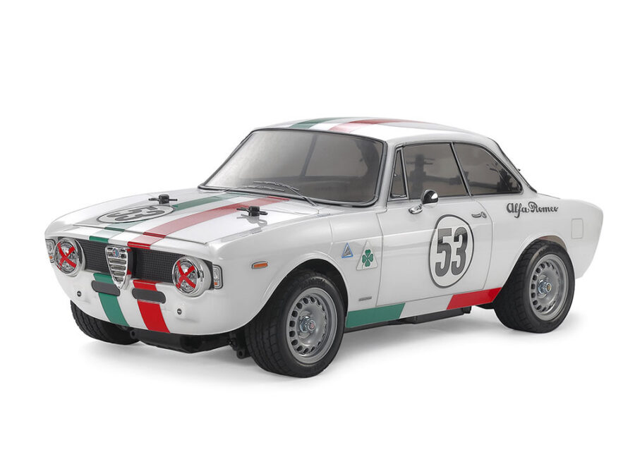 1:10 Scale Tamiya Alfa Romeo Giulia Sprint GTA Club Racer (MB-01) Radio Control Kit - Image 2