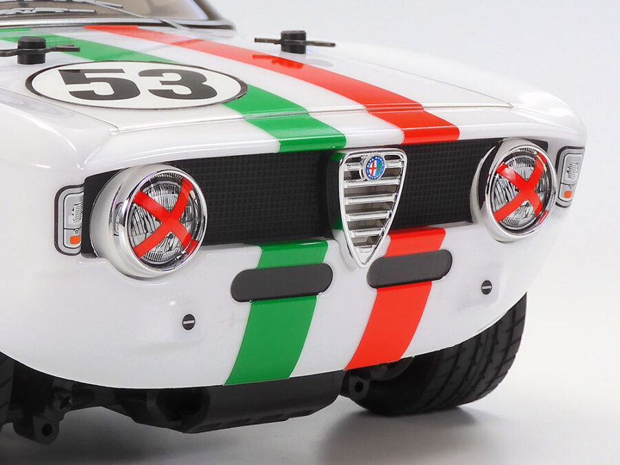 1:10 Scale Tamiya Alfa Romeo Giulia Sprint GTA Club Racer (MB-01) Radio Control Kit - Image 4