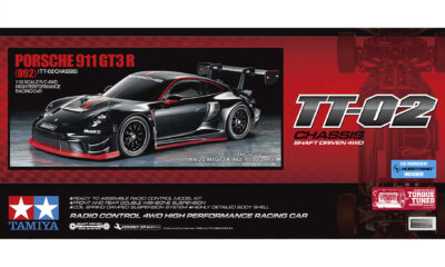 1:10 Scale Tamiya Porsche 911 GT3 R 992 (TT-02) Radio Control Kit