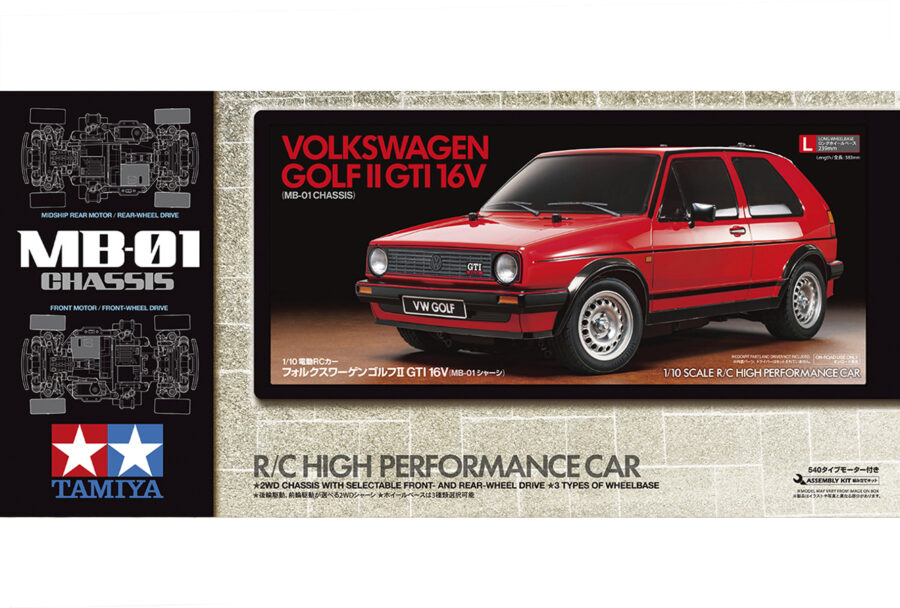 1:10 Scale Tamiya VW Golf II GTI 16V (MB-01) Radio Control Kit