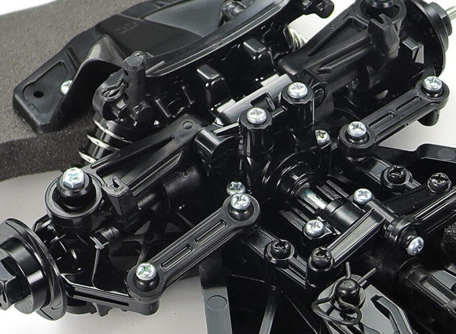 1:10 Scale Tamiya Audi R8 LMS 2008 (TT-02) Radio Control Kit - Image 9