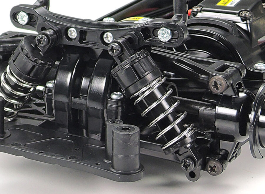 1:10 Scale Tamiya Audi R8 LMS 2008 (TT-02) Radio Control Kit - Image 12