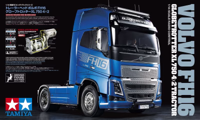 1:14 Scale Tamiya Volvo FH16 XL 750 4x2 Radio Control Kit