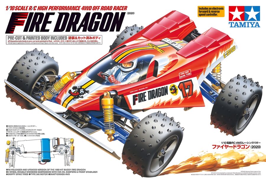 1:10 Scale Tamiya Fire Dragon 2020 Radio Control Kit