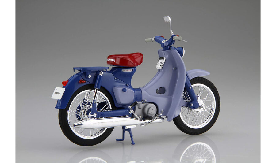 1:12 Scale Fujimi Honda Super Cub C100 '58 Bike Model Kit - Image 3