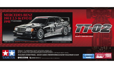1:10 Scale Tamiya Mercedes-Benz 190 E 2.5-16 EVO II '91 (TT-02) Radio Control Kit