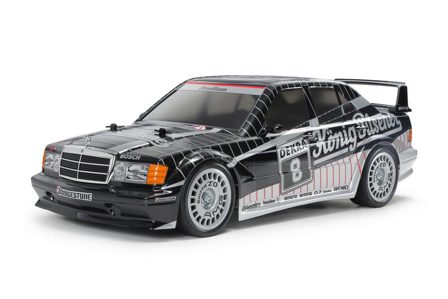 1:10 Scale Tamiya Mercedes-Benz 190 E 2.5-16 EVO II '91 (TT-02) Radio Control Kit - Image 2