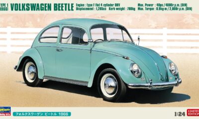 1:24 Scale Hasegawa Volkswagen Beetle Type 1 '66 Model Kit