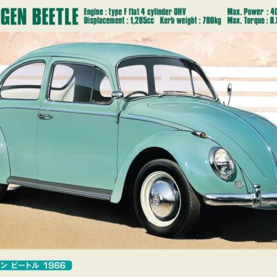 1:24 Scale Hasegawa Volkswagen Beetle Type 1 '66 Model Kit