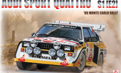 1:24 Scale Beemax Audi Quattro S1 E2 Monte-Carlo Rally '86 Model Kit
