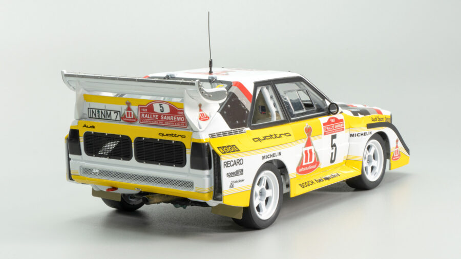 1:24 Scale Beemax Audi Quattro S1 E2 Monte-Carlo Rally '86 Model Kit - Image 4