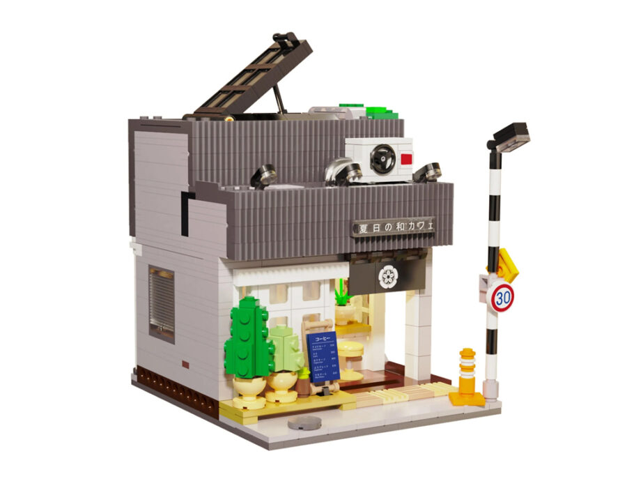CaDa Japanese Summer Coffee House - 1116 pcs Brick Kit - Image 2
