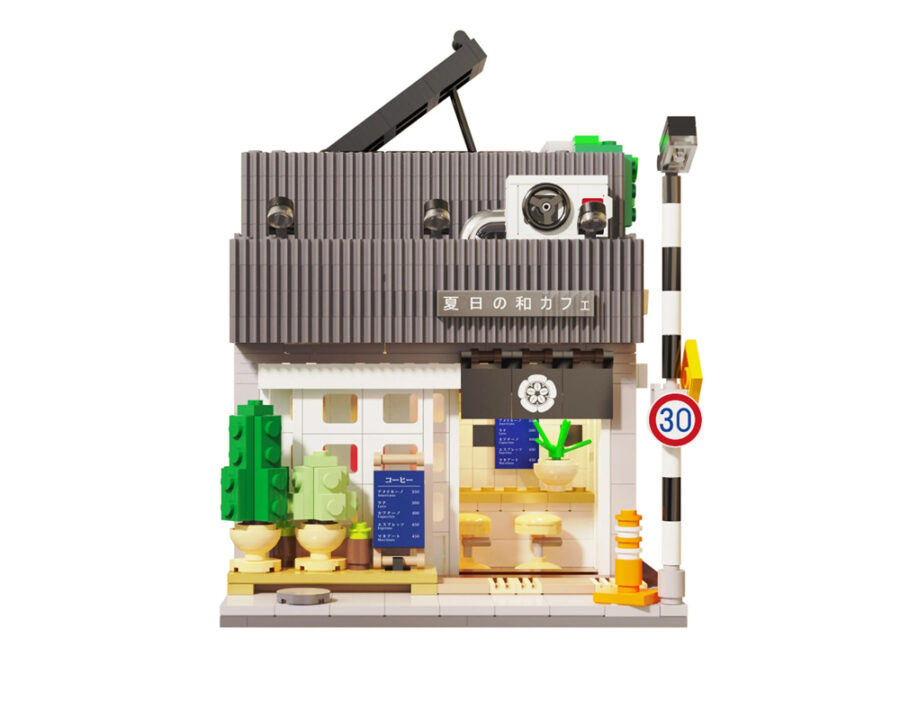 CaDa Japanese Summer Coffee House - 1116 pcs Brick Kit - Image 3