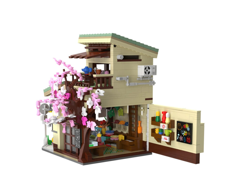 CaDa Kitty's Japanese Grocery Store - 921 pcs Brick Kit - Image 3