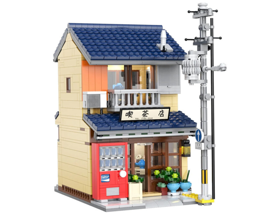 CaDa Japanese Kissaten Tea Shop - 1200 pcs Brick Kit - Image 2