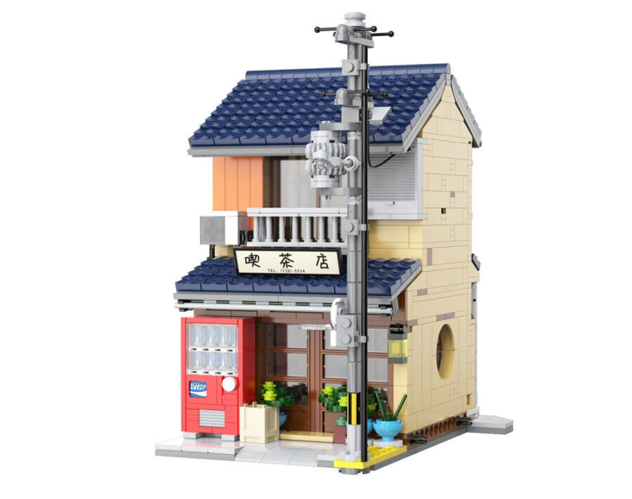 CaDa Japanese Kissaten Tea Shop - 1200 pcs Brick Kit - Image 6