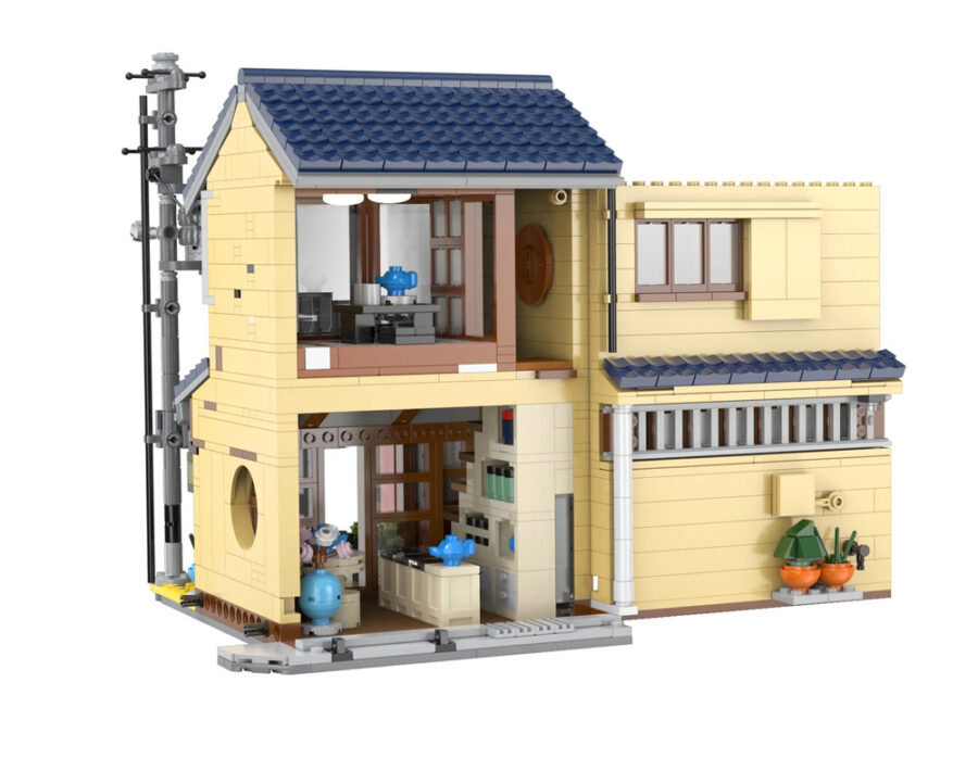 CaDa Japanese Kissaten Tea Shop - 1200 pcs Brick Kit - Image 4