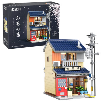 CaDA Japanese Kissaten Tea Shop - 1200 pcs Brick Kit