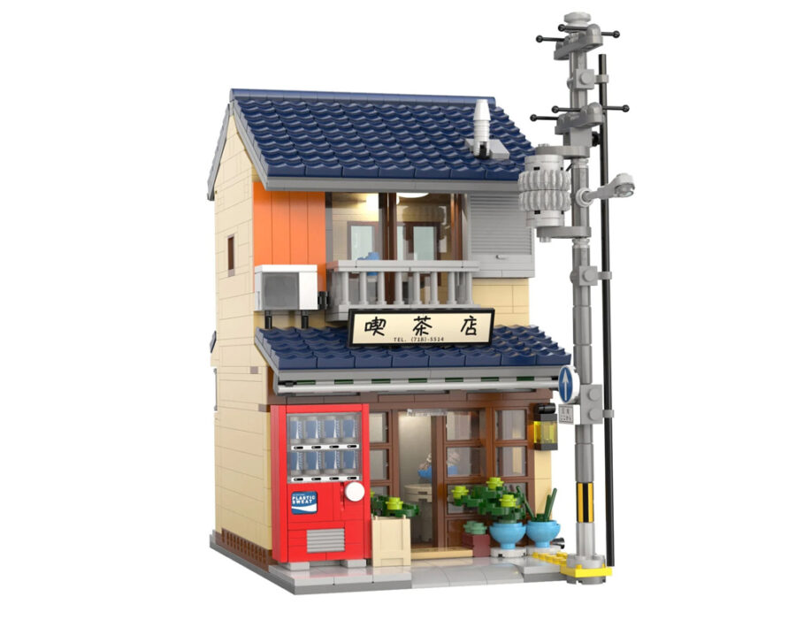 CaDa Japanese Kissaten Tea Shop - 1200 pcs Brick Kit - Image 3