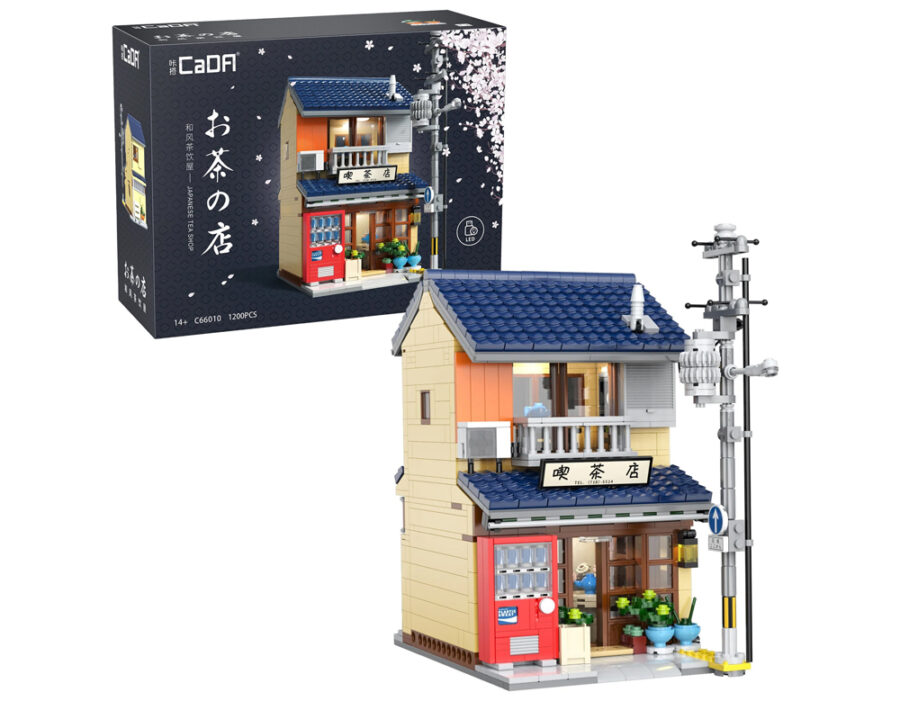 CaDa Japanese Kissaten Tea Shop - 1200 pcs Brick Kit