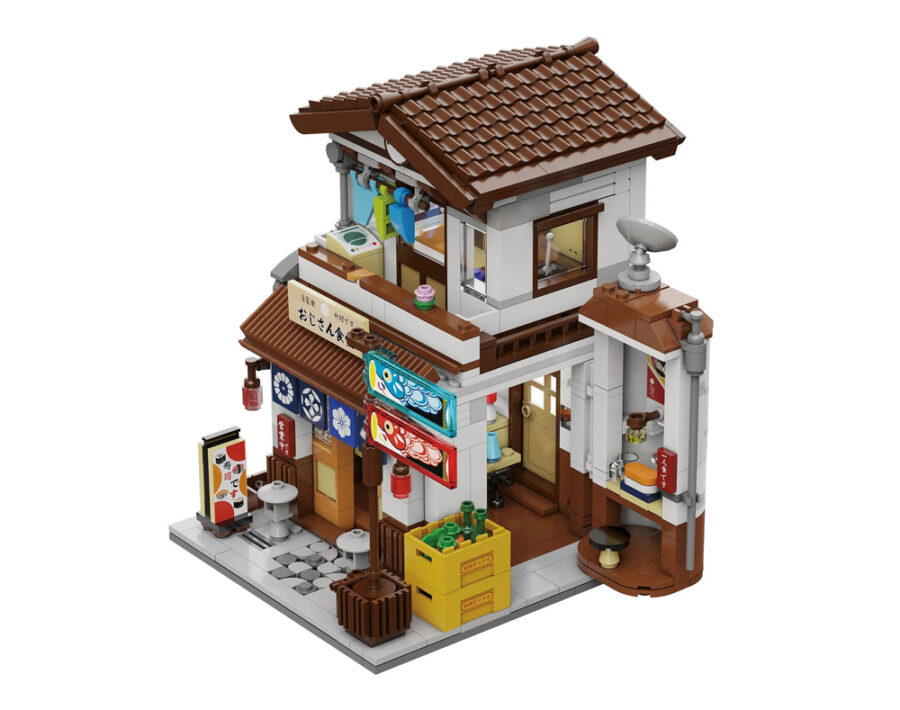 CaDa Japanese Style Canteen - 861 pcs Brick Kit - Image 7