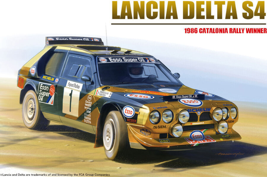 1:24 Scale Beemax Lancia Delta S4 Catalunya Rally 1986 Model Kit