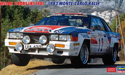 1:24 Scale Hasegawa Nissan 240RS BS110 1983 Monte Carlo Rally Car Model Kit