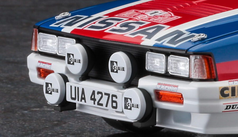 1:24 Scale Hasegawa Nissan 240RS BS110 1983 Monte Carlo Rally Car Model Kit - Image 5