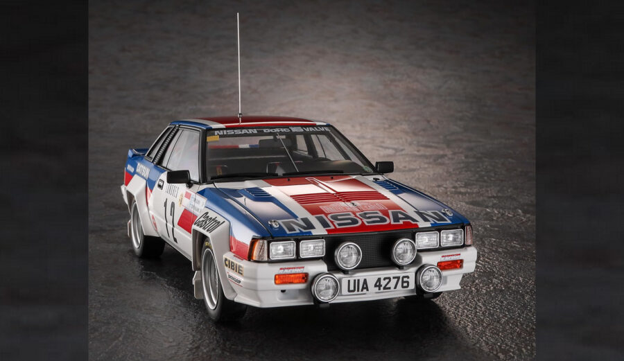 1:24 Scale Hasegawa Nissan 240RS BS110 1983 Monte Carlo Rally Car Model Kit - Image 8