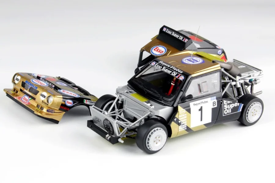 1:24 Scale Beemax Lancia Delta S4 Catalunya Rally 1986 Model Kit - Image 3