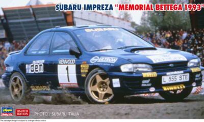 1:24 Scale Hasegawa Subaru Impreza GC8 Colin McRae 1993 Memorial Bettega Car Model Kit