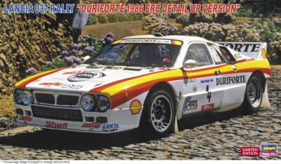 1:24 Scale Hasegawa 1986 Lancia 037 Rally Car -Duriforte ERC Detail Up Version Model Kit