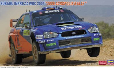 1:24 Scale Hasegawa Subaru Impreza WRC 2005 Acropolis Rally 2006 Car Model Kit