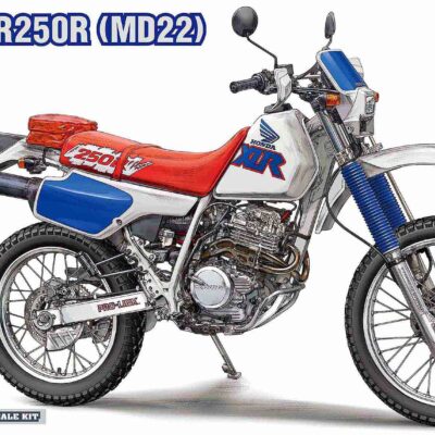 1:12 scale Hasegawa Honda XLR250R (MD22) 1991 Model Kit