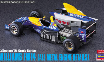 1:24 Scale Hasegawa Williams F1 FW14 Super Detail with full metal engine Model Kit