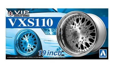 1:24 Scale Aoshima VIP Modular VXS110 19 inch Wheels & Tyres Set