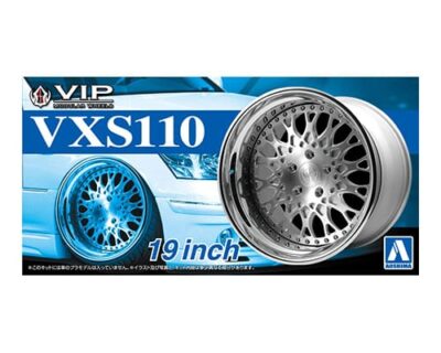 1:24 Scale Aoshima VIP Modular VXS110 19 inch Wheels & Tyres Set